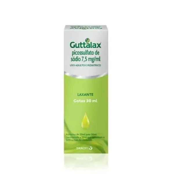 Encontraproduto.com.br - Gutalax 7,5mg/ml Gotas Frasco 30ml