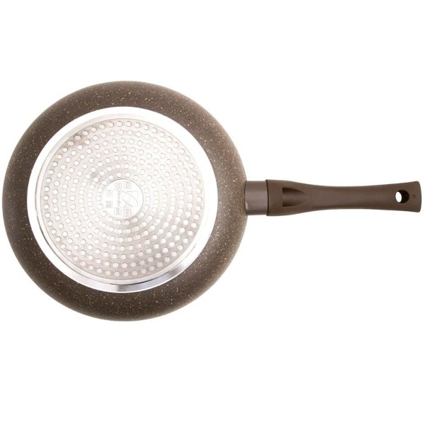 Encontraproduto.com.br - Frigideira em alumínio com indução Hercules 24x5cm preta
