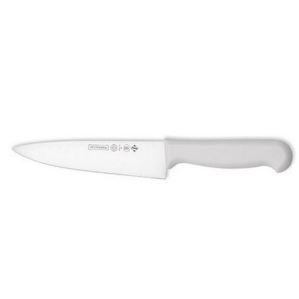 Faca de Cozinha Profissional com Cabo Branco, 6