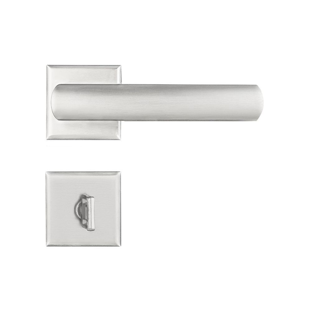 Fechadura Opera Cromo Acetinado para Banheiro