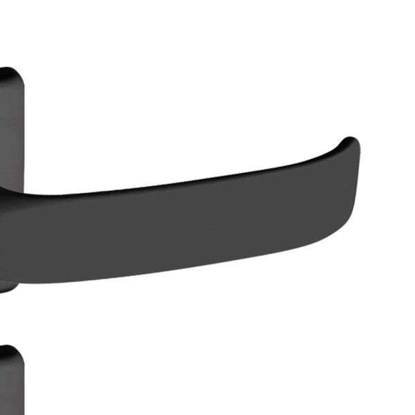Encontraproduto.com.br - Fechadura Zamac Externa Roseta Quadrada Concept 413 Pado Preto