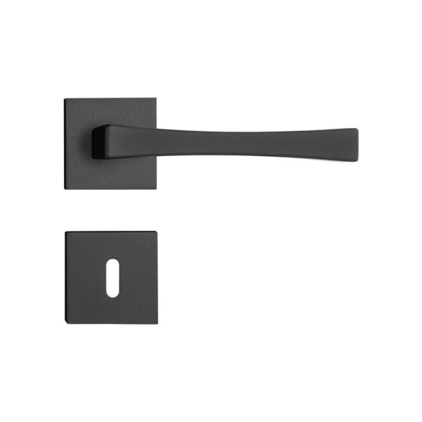 Encontraproduto.com.br - Fechadura Vivaldi em Zamac Preto Texturizado Interna
