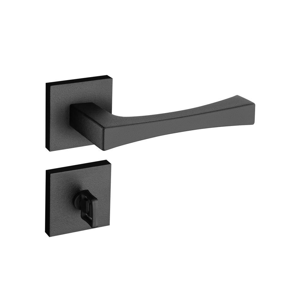 Fechadura Pado Vivaldi zm Rq2 885-55pb Banheiro Preto Textura