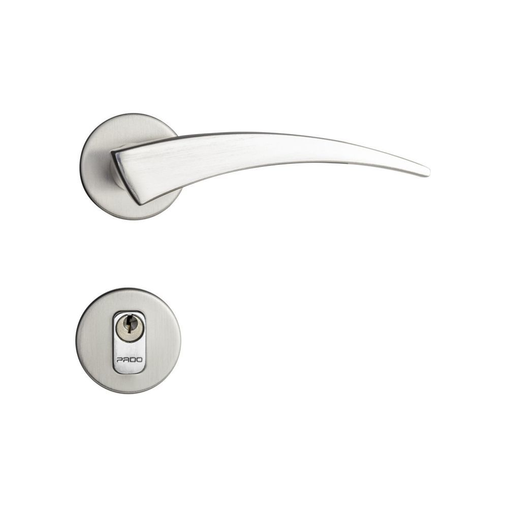 Encontraproduto.com.br - Fechadura Esplendore em Zamac Cromo Acetinado Externa