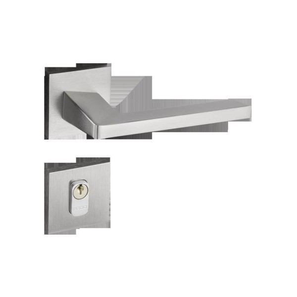Encontraproduto.com.br - Fechadura Karli em Zamac Cromado Premium Externa