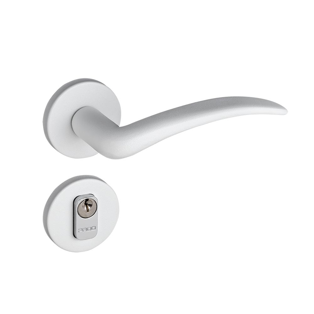 Fechadura Externa Classic Branco Textura 691-80E BRT - Pado