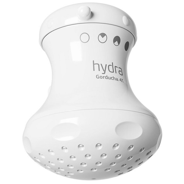 Encontraproduto.com.br - Ducha Multitemperaturas 5.450 Watt 4T Branco Gorducha - Dpgd.4Cs.572Br - Hydra