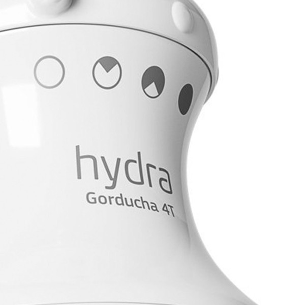 Encontraproduto.com.br - Ducha Multitemperaturas 5.450 Watt 4T Branco Gorducha - Dpgd.4Cs.572Br - Hydra