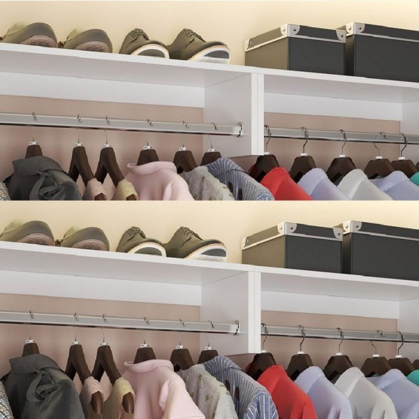Encontraproduto.com.br - Araras Roupas Branco