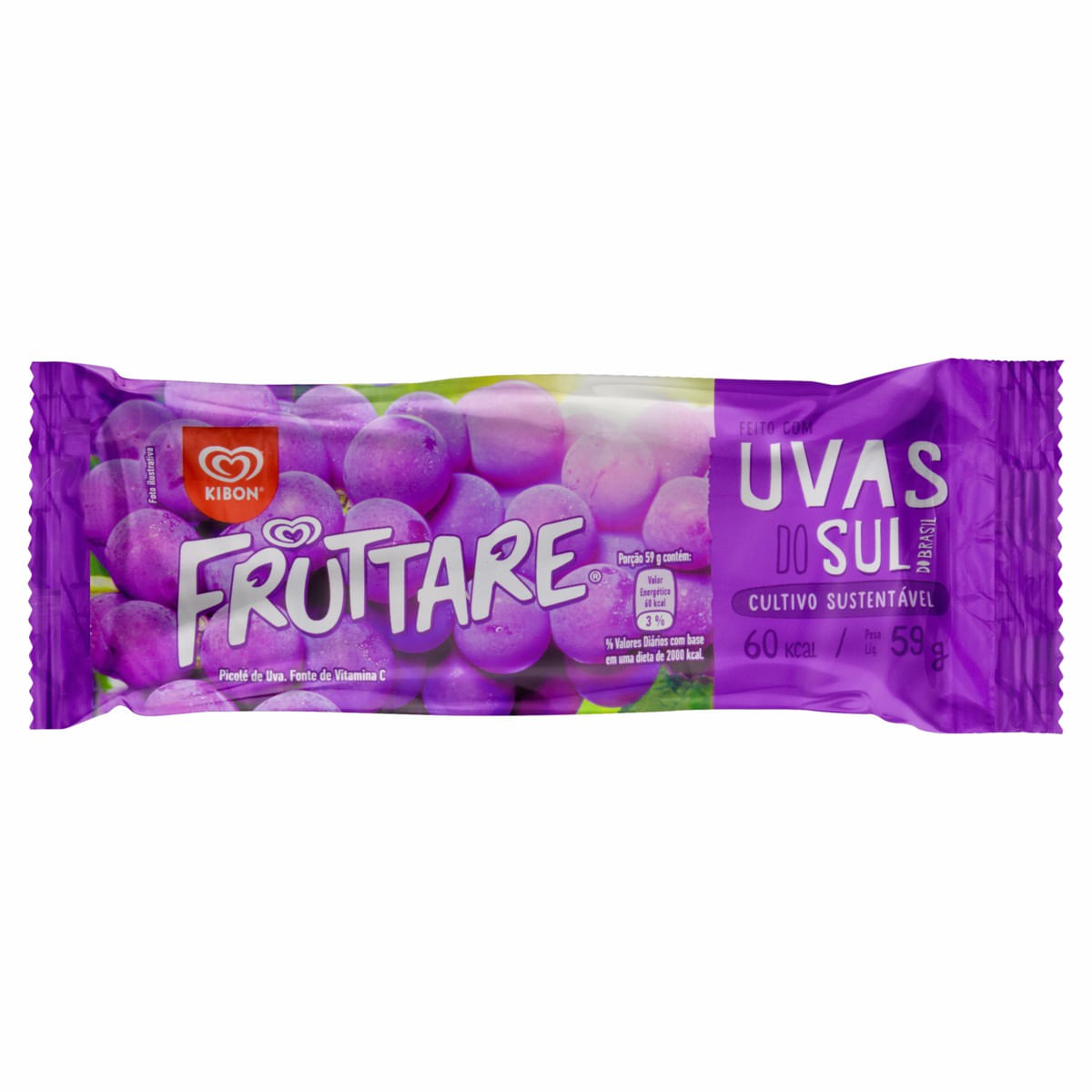 Encontraproduto.com.br - Fruttare Palito Uva 60Ml