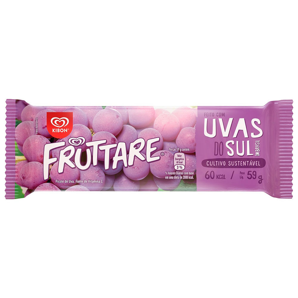 Encontraproduto.com.br - Fruttare Palito Uva 60Ml