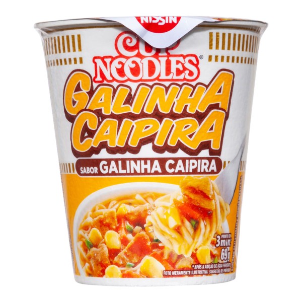 Encontraproduto.com.br - Macarrão Nissin Cup Noodles Galinha Caipira 69g