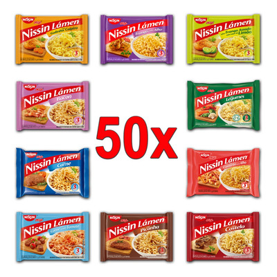 Yakissoba Instantâneo Nissin Tradicional Carne E Frango 87g