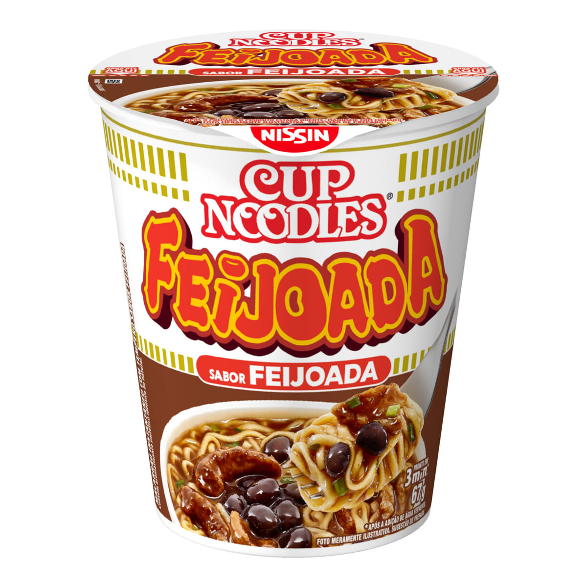 Macarrão Instantâneo Cup Noodles Feijoada 67g