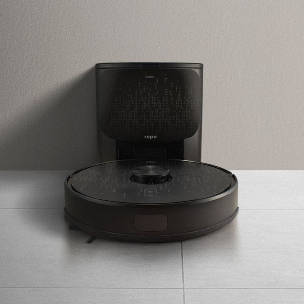 Encontraproduto.com.br - Combo Robô Aspirador Ropo Smart Laser Autolimpante 220V + Refil Secapro