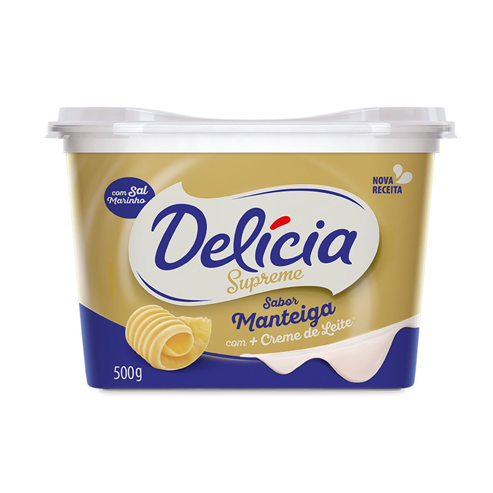 Encontraproduto.com.br - Margarina Delícia Supreme com Sal Pote com 500g