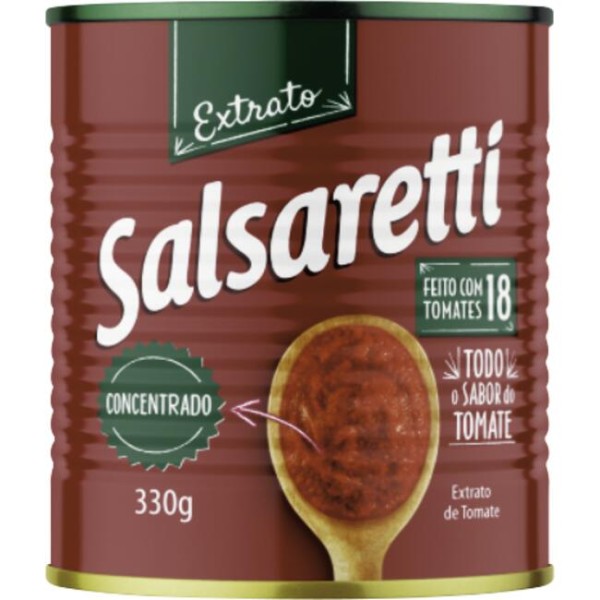 Encontraproduto.com.br - Extrato de Tomate Salsaretti Lata com 330g