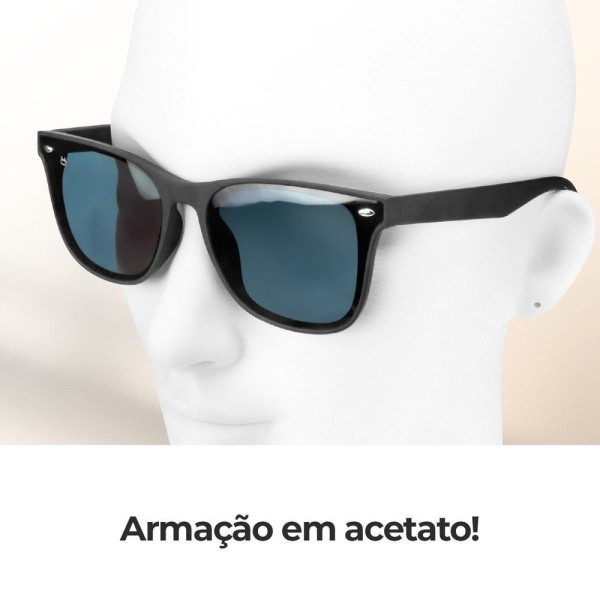 Encontraproduto.com.br - Maquina Cortar Cabelo + Oculos Sol + Relogio Masculino Digital Dourado Casual Original Esportivo