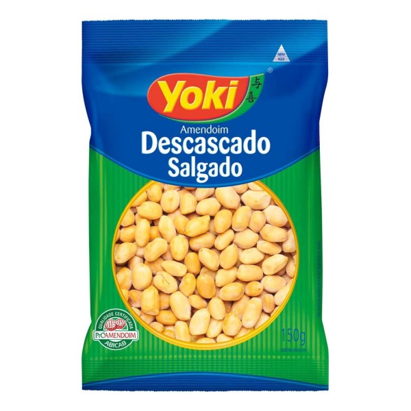 Encontraproduto.com.br - Amendoim Yoki Descascascado Temperado Salgado 150g