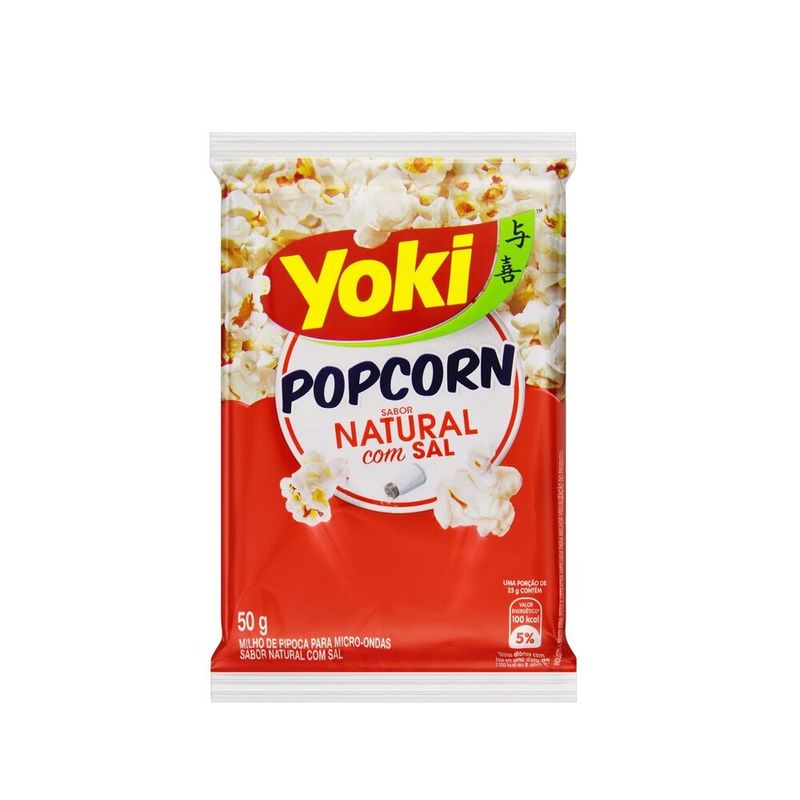 Encontraproduto.com.br - PIPOCA PARA MICRO-ONDAS SALGADA YOKI 50G