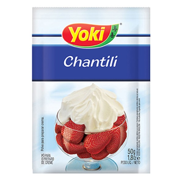 Encontraproduto.com.br - Chantilly Pó Yoki Pacote 50g