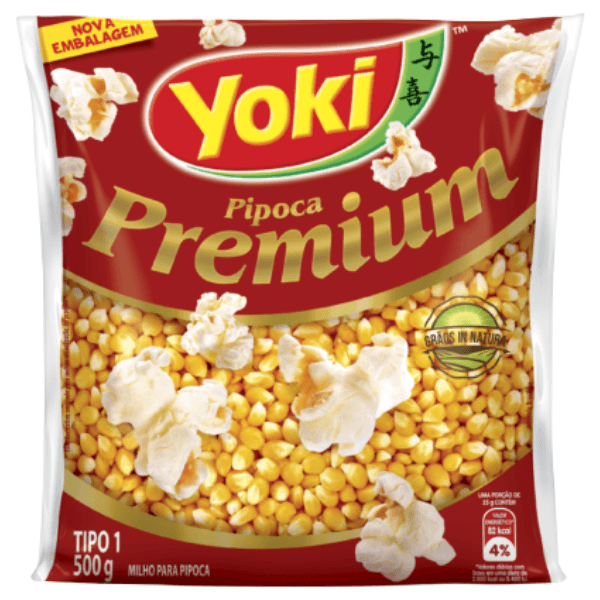 Encontraproduto.com.br - MILHO DE PIPOCA YOKI PREMIUM 500G