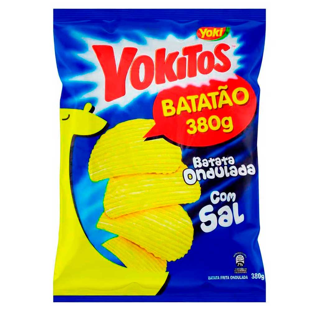 Encontraproduto.com.br - Batata Ondulada Yoki Yokitos com Sal 380g