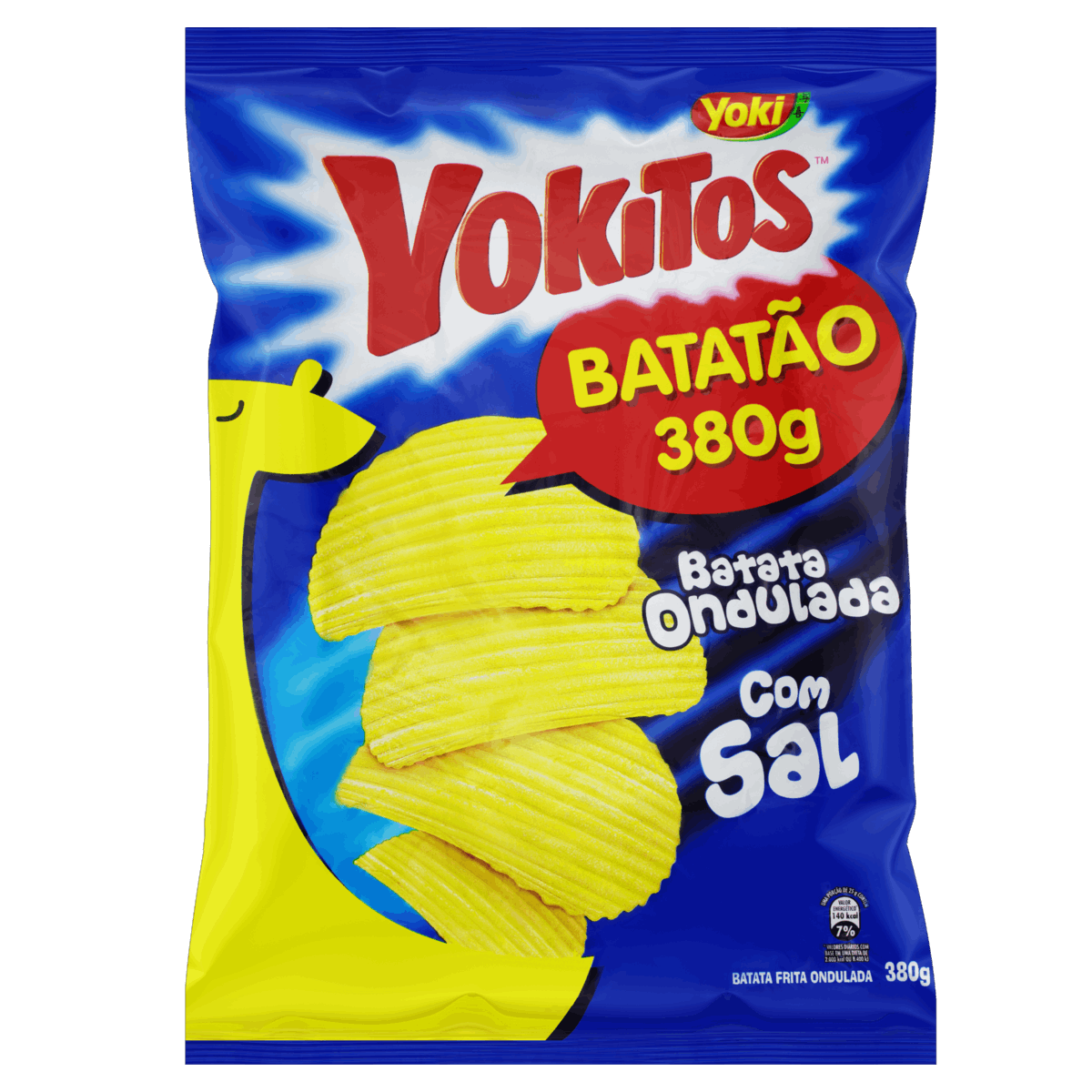 Encontraproduto.com.br - Batata Ondulada Yoki Yokitos com Sal 380g