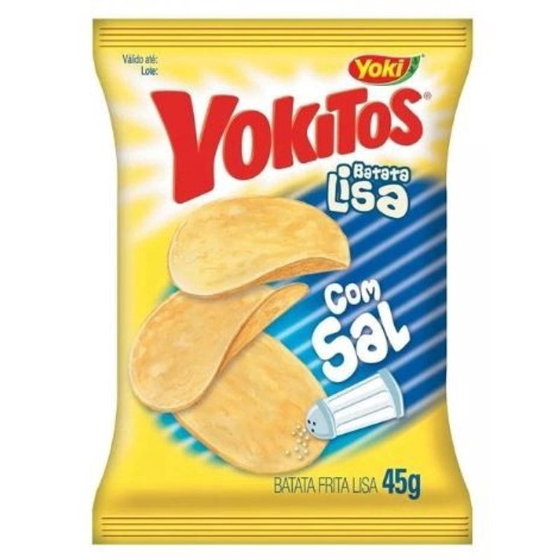 Encontraproduto.com.br - Batata Frita Yokitos Natural com Sal Yoki 45g