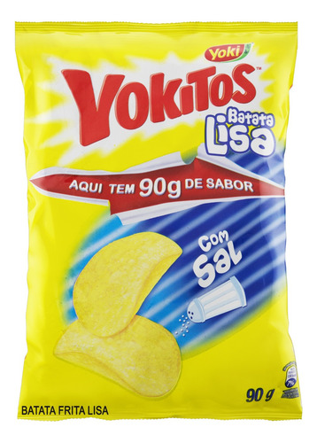 Encontraproduto.com.br - Batata Chips Yoki Yokitos Lisa com Sal 90g