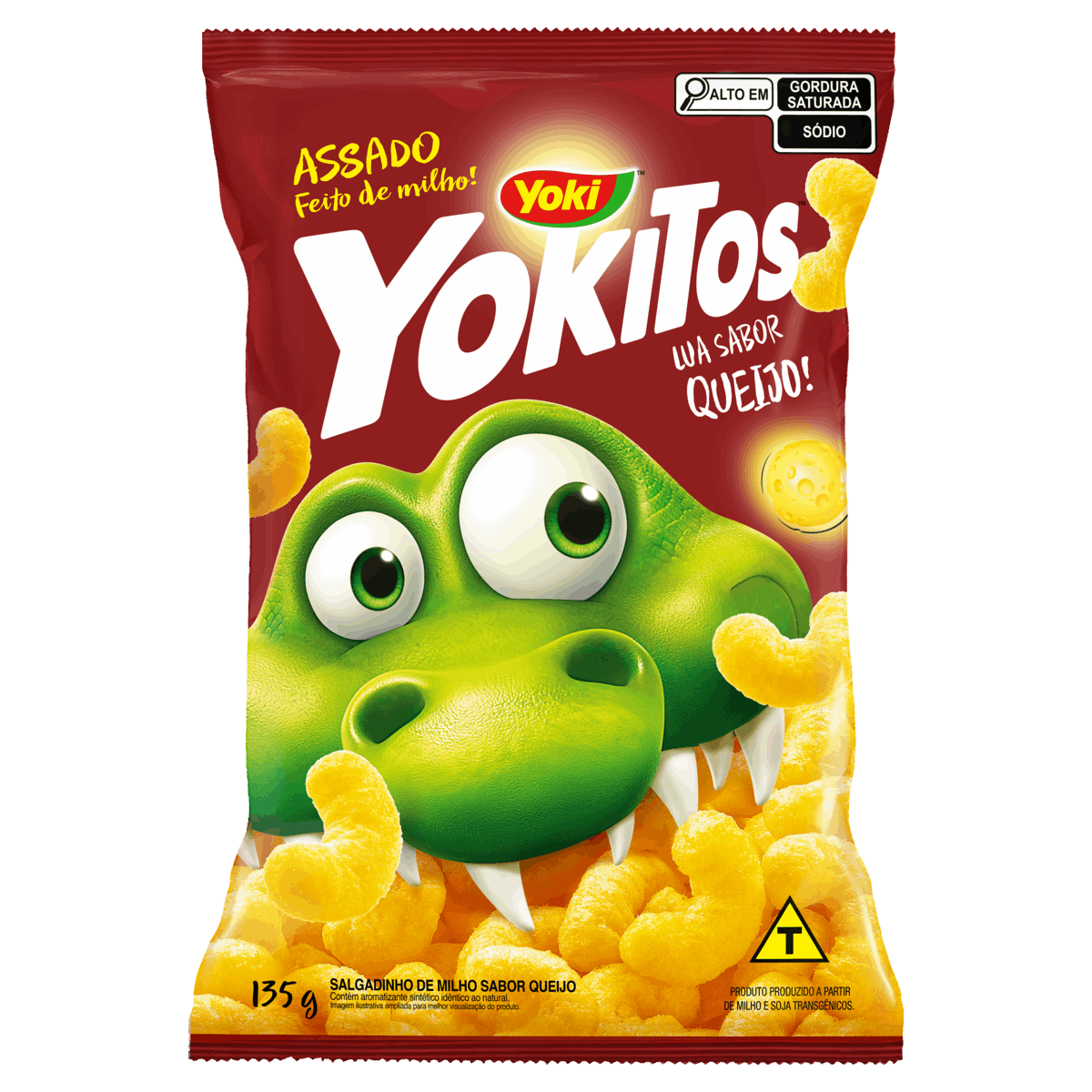Encontraproduto.com.br - Salgadinho de Milho Yokitos Lua Queijo 135g