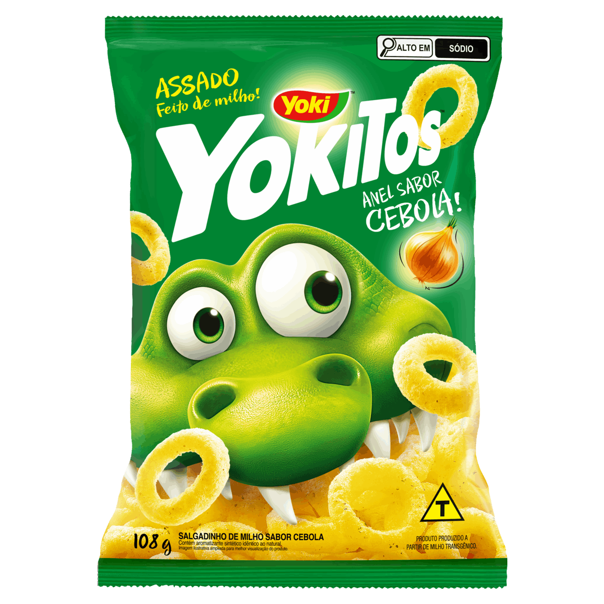 Encontraproduto.com.br - Salgadinho Yokitos Sabor Cebola 108g