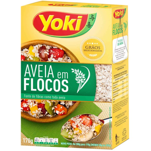 Aveia Yoki Flocos 170g