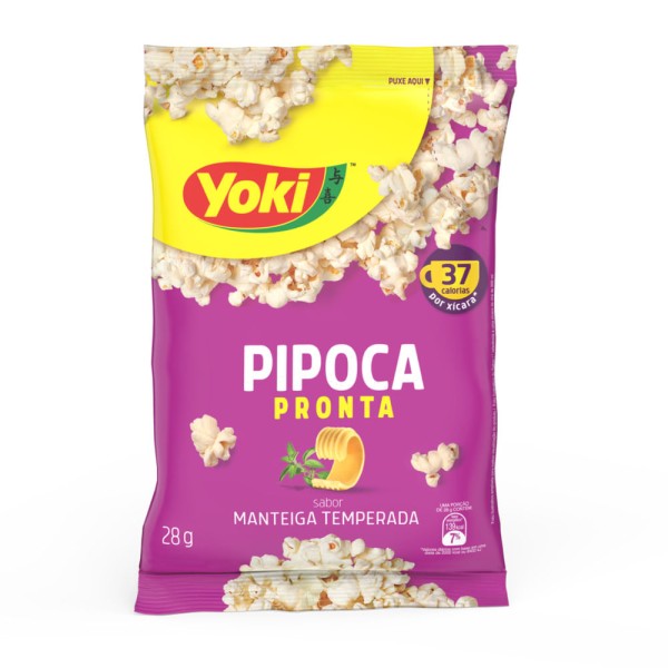 Encontraproduto.com.br - Pipoca Pronta Yoki Manteiga Temperada 28g