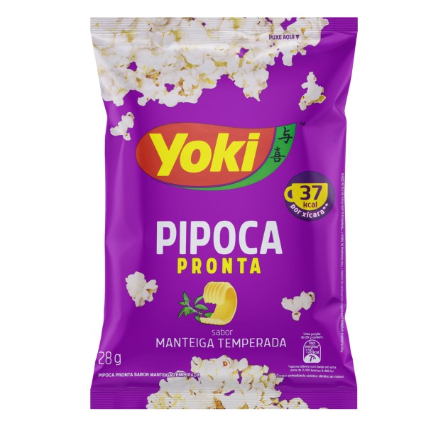 Encontraproduto.com.br - Pipoca Pronta Yoki Manteiga Temperada 28g