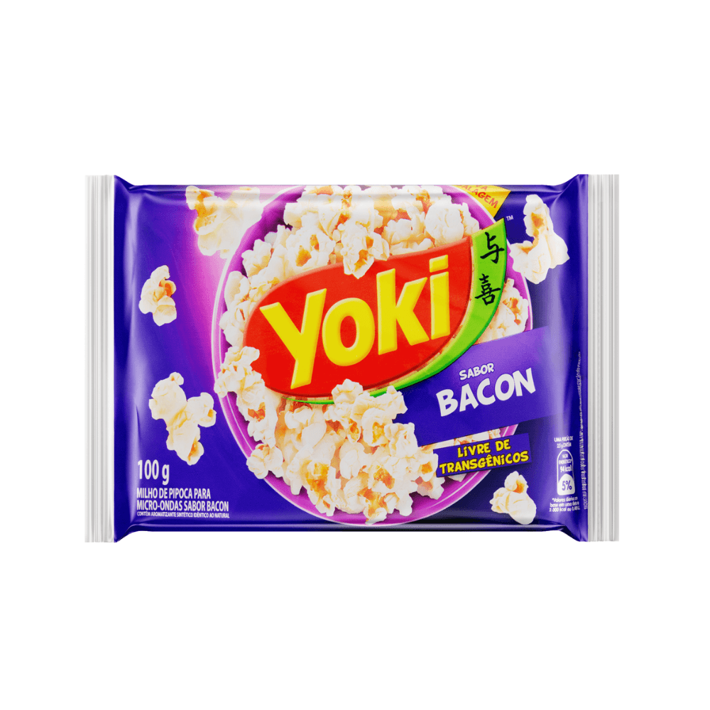 Encontraproduto.com.br - Pipoca para Micro Ondas Yoki Bacon 100g