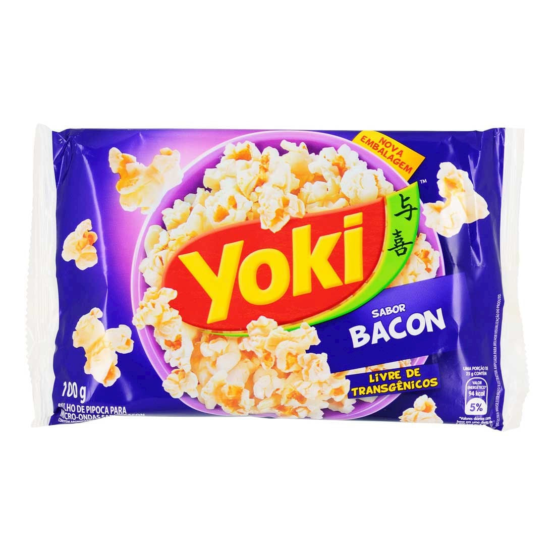 Encontraproduto.com.br - Pipoca para Micro Ondas Yoki Bacon 100g