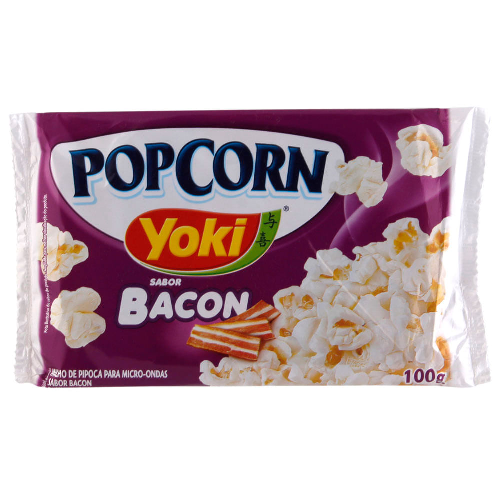 Pipoca para Micro Ondas Yoki Bacon 100g