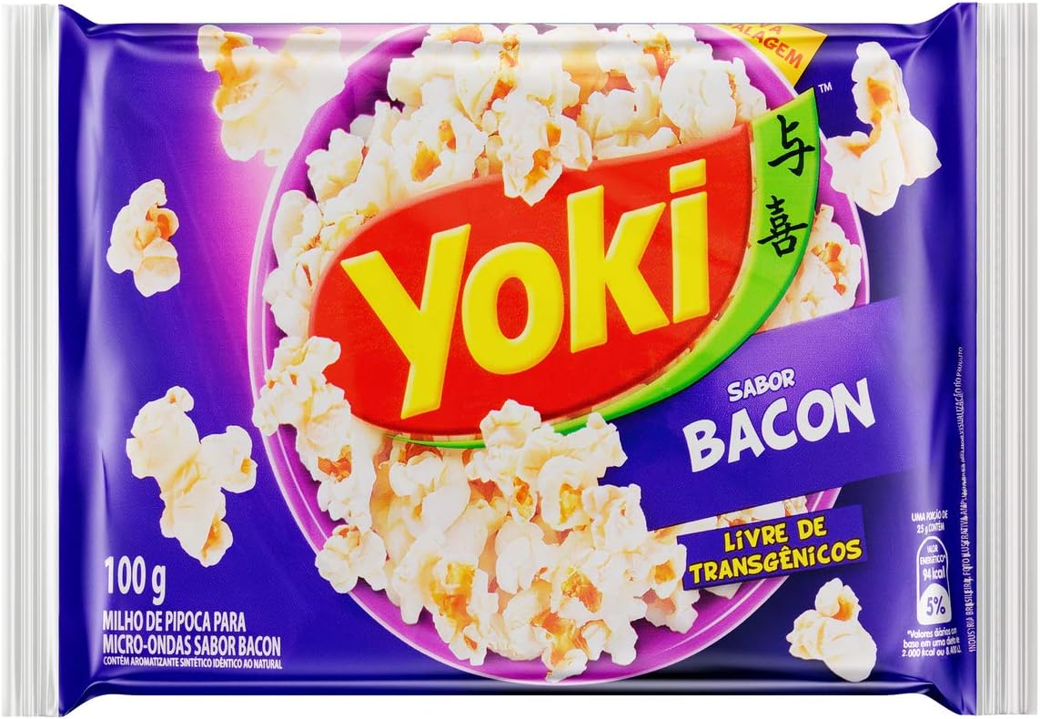 Encontraproduto.com.br - Pipoca para Micro Ondas Yoki Bacon 100g