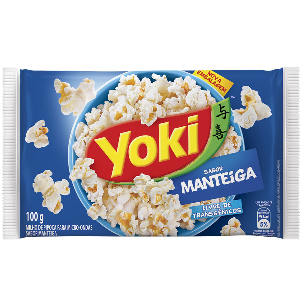 Milho Pipoca Popcorn 100g Micr. Mant.Suave