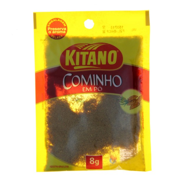 Encontraproduto.com.br - Cominho em Pó Kitano Sachê com 8g