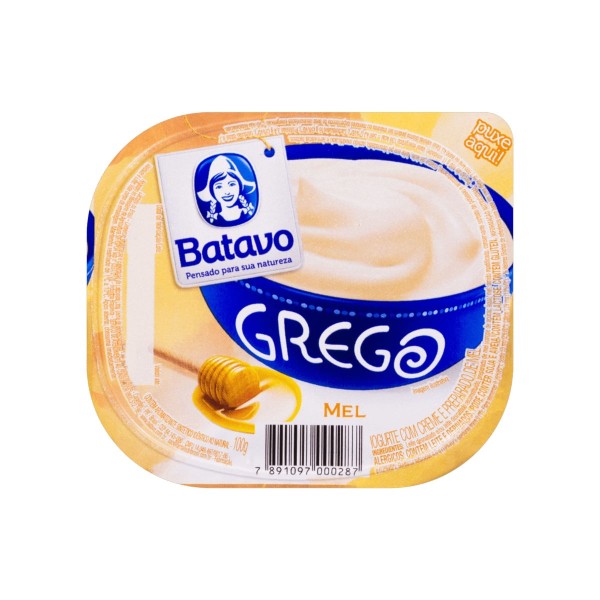Iogurte Batavo Grego Mel 100ML
