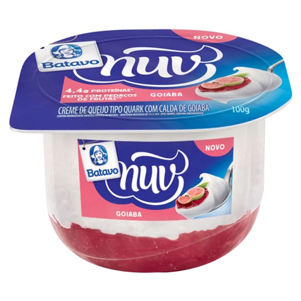 Encontraproduto.com.br - Creme Queijo Batavo Nuv Quark goiaba 100g
