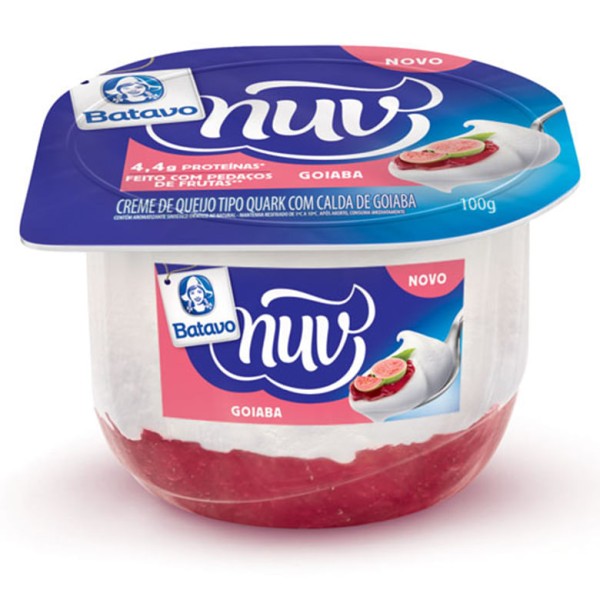 Encontraproduto.com.br - Creme Queijo Batavo Nuv Quark goiaba 100g