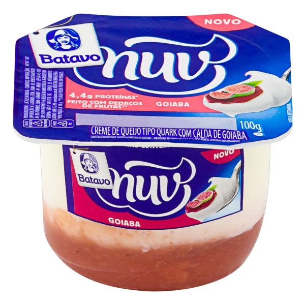 Encontraproduto.com.br - Creme Queijo Batavo Nuv Quark goiaba 100g