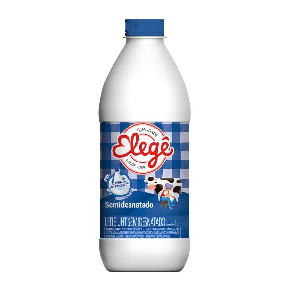 Encontraproduto.com.br - Leite Uht Elegê Semidesnatado 1l