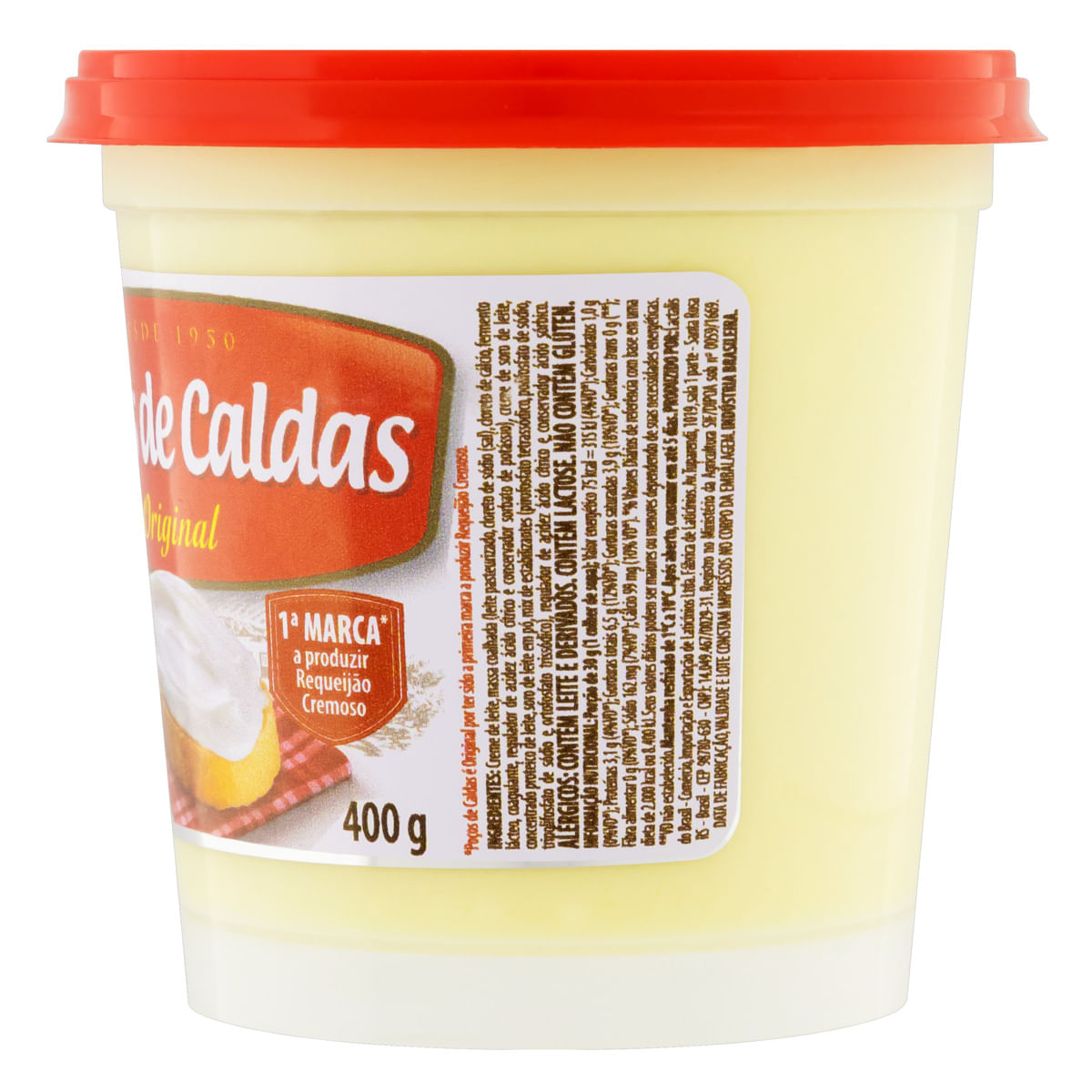 Encontraproduto.com.br - Requeijão Poços de Caldas Tradicional Pote com 400g