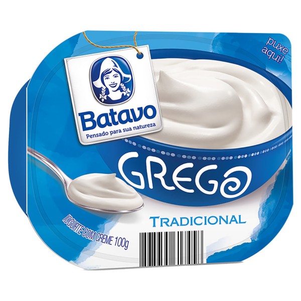 Encontraproduto.com.br - Iogurte Grego Batavo Tradicional Pote 100g