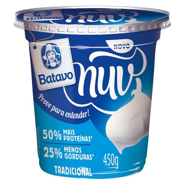 Encontraproduto.com.br - Creme de Queijo tipo Quark Tradicional Nuv Batavo 450g