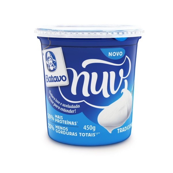 Encontraproduto.com.br - Creme de Queijo tipo Quark Tradicional Nuv Batavo 450g